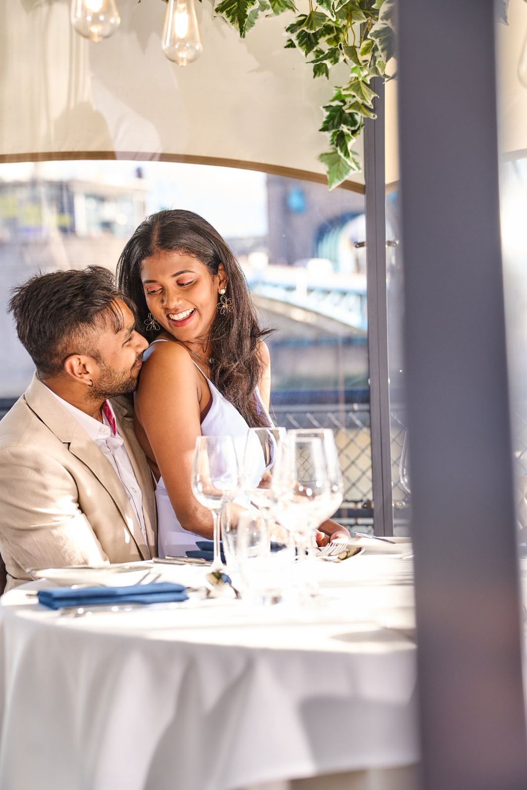 Aswanee & Pravin pre-wedding shoot at Tower Bridge — pre-wedding photography by Heston Photo