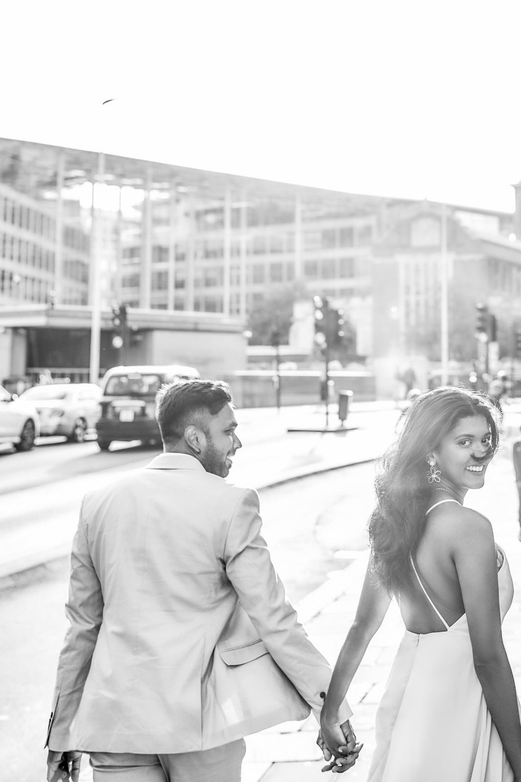 Aswanee & Pravin pre-wedding shoot at Tower Bridge — pre-wedding photography by Heston Photo