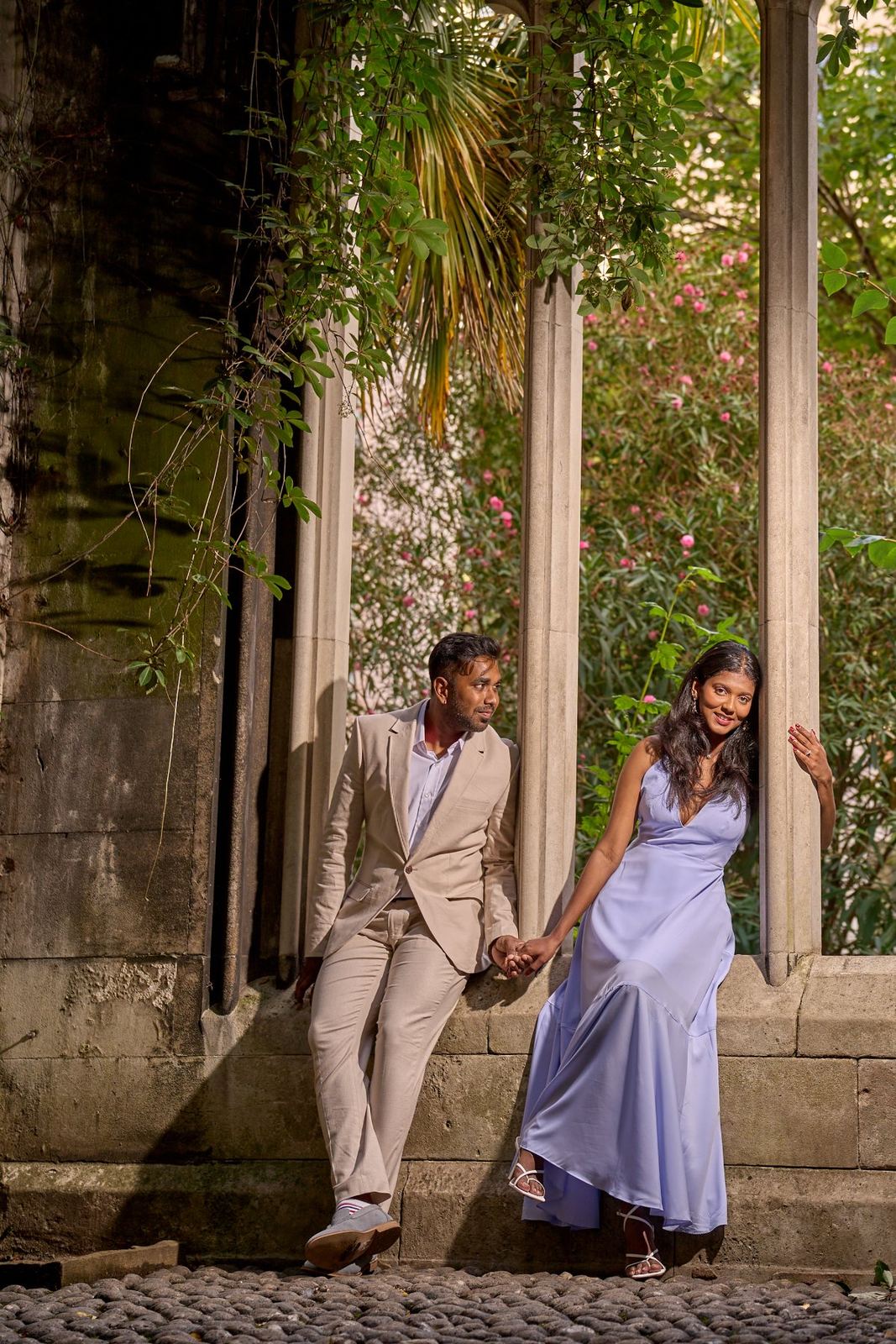 Aswanee & Pravin pre-wedding shoot at Tower Bridge — pre-wedding photography by Heston Photo