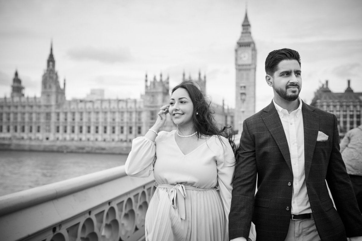 Jagroop & Parmesh pre-wedding shoot at Central London — pre-wedding photography by Heston Photo