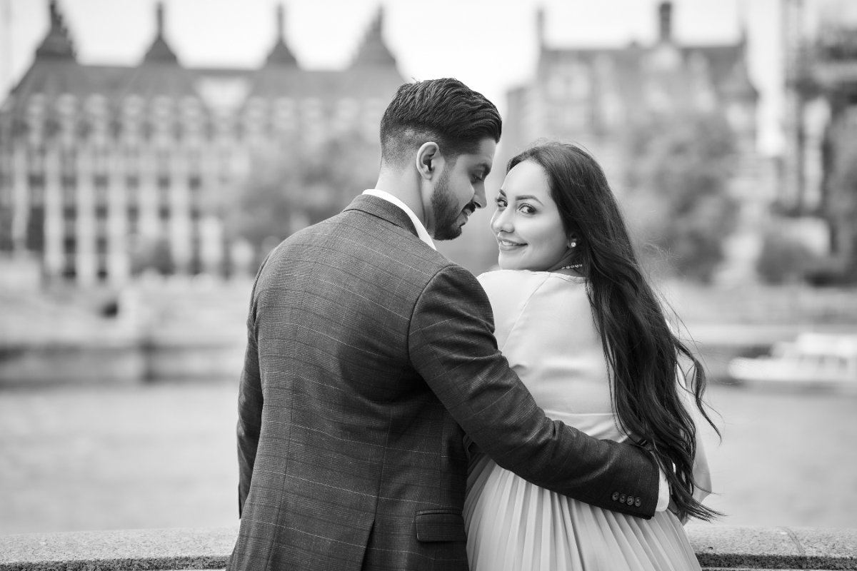 Jagroop & Parmesh pre-wedding shoot at Central London — pre-wedding photography by Heston Photo