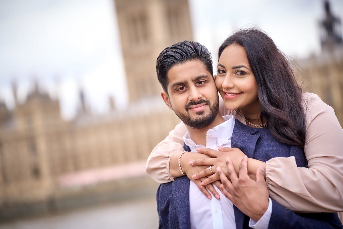 Jagroop & Parmesh pre-wedding shoot at Central London — pre-wedding photography by Heston Photo