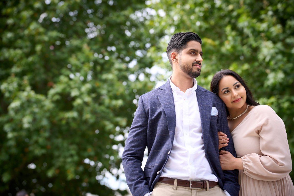 Jagroop & Parmesh pre-wedding shoot at Central London — pre-wedding photography by Heston Photo