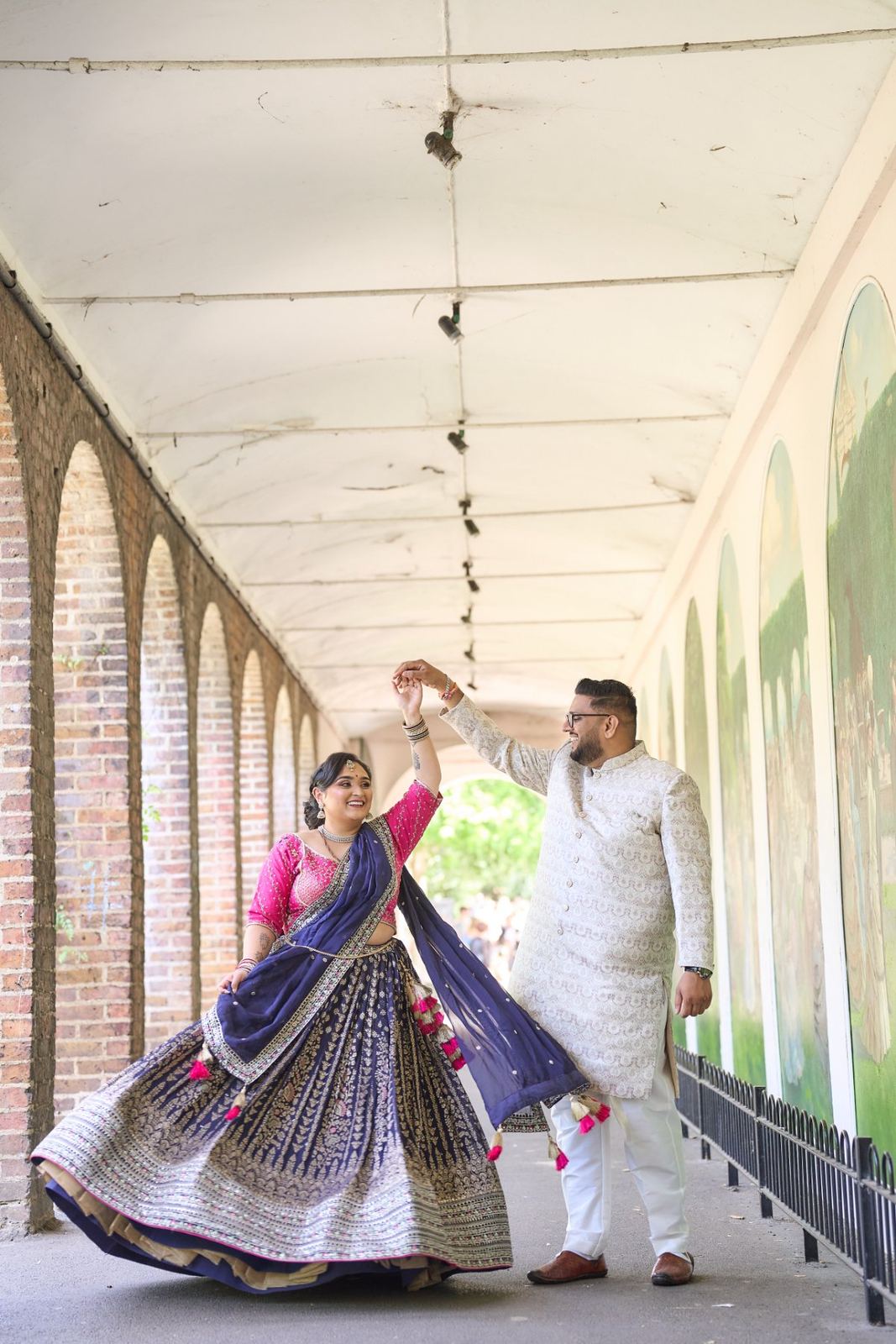 Jayen & Dhruvi pre-wedding shoot at Holland Park — pre-wedding photography by Heston Photo