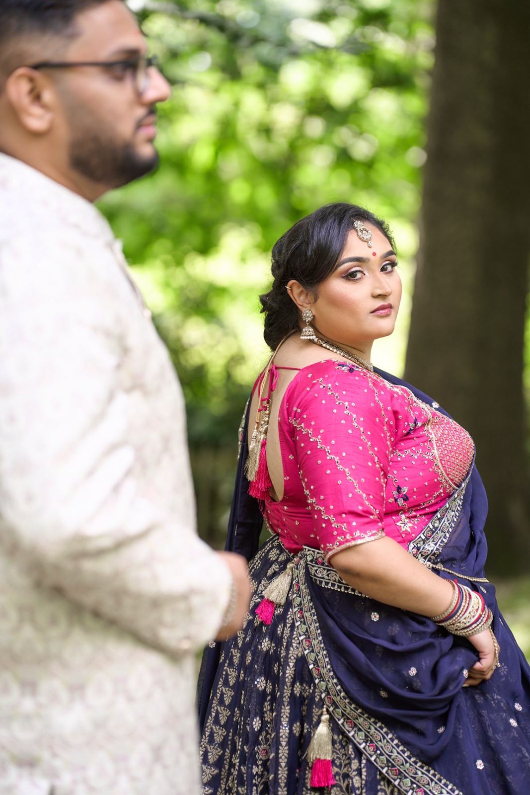 Jayen & Dhruvi pre-wedding shoot at Holland Park — pre-wedding photography by Heston Photo
