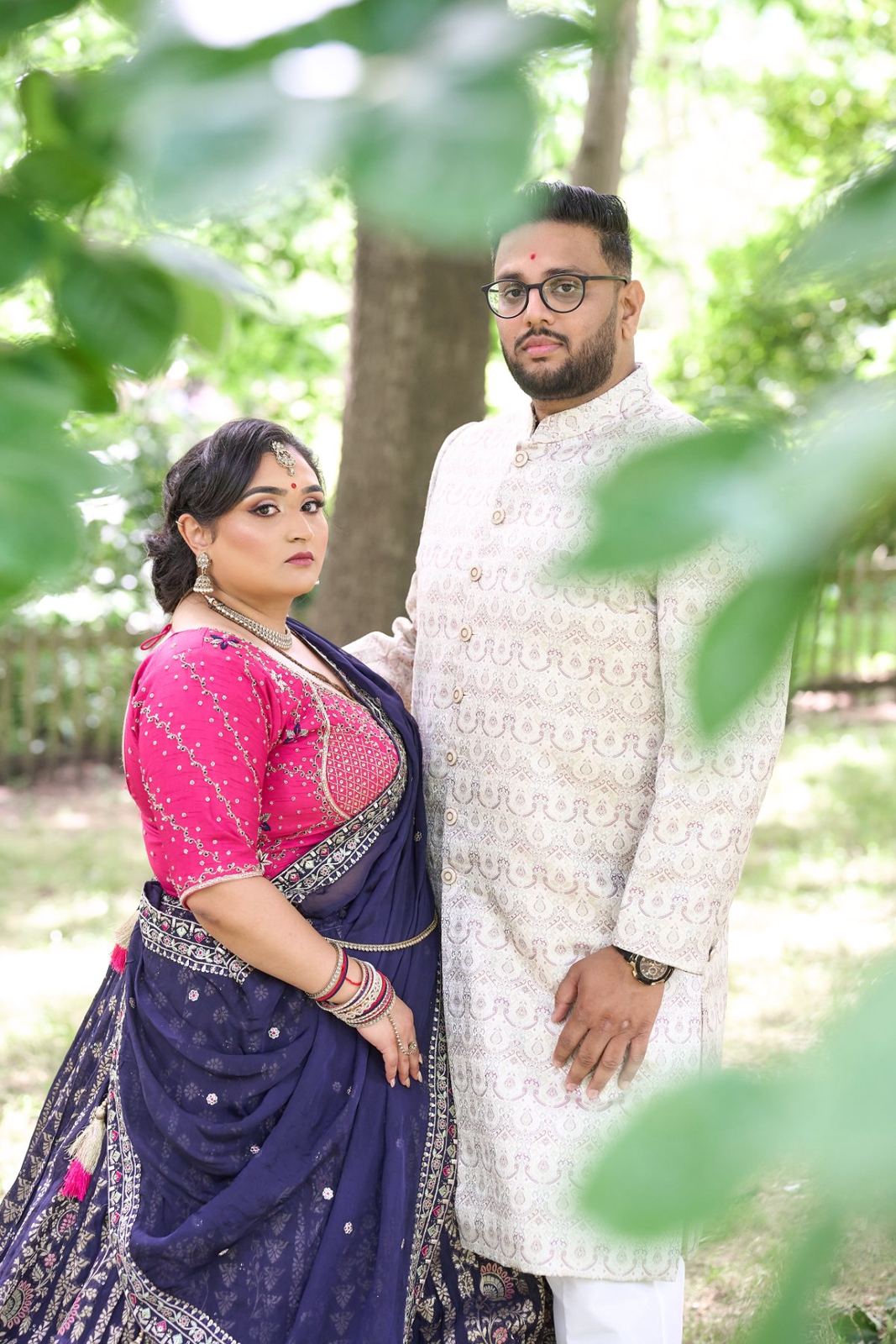 Jayen & Dhruvi pre-wedding shoot at Holland Park — pre-wedding photography by Heston Photo