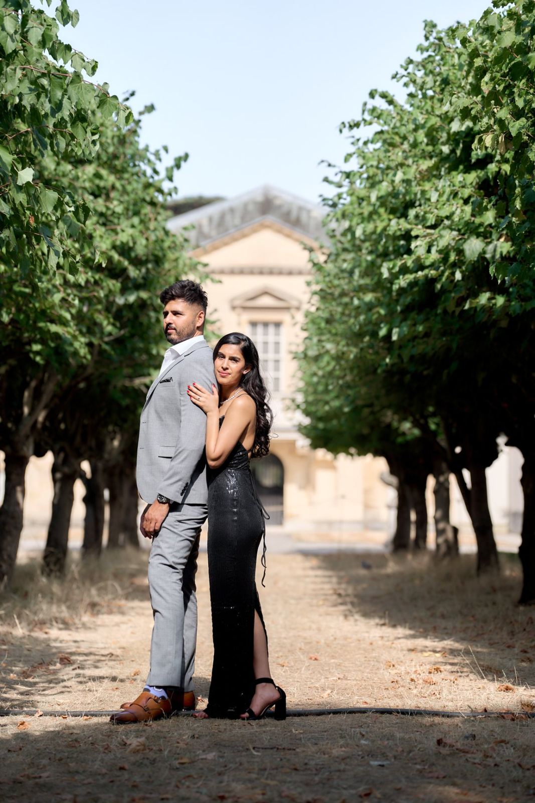 Karishma & Asheesh pre-wedding shoot at Chiswick House — pre-wedding photography by Heston Photo