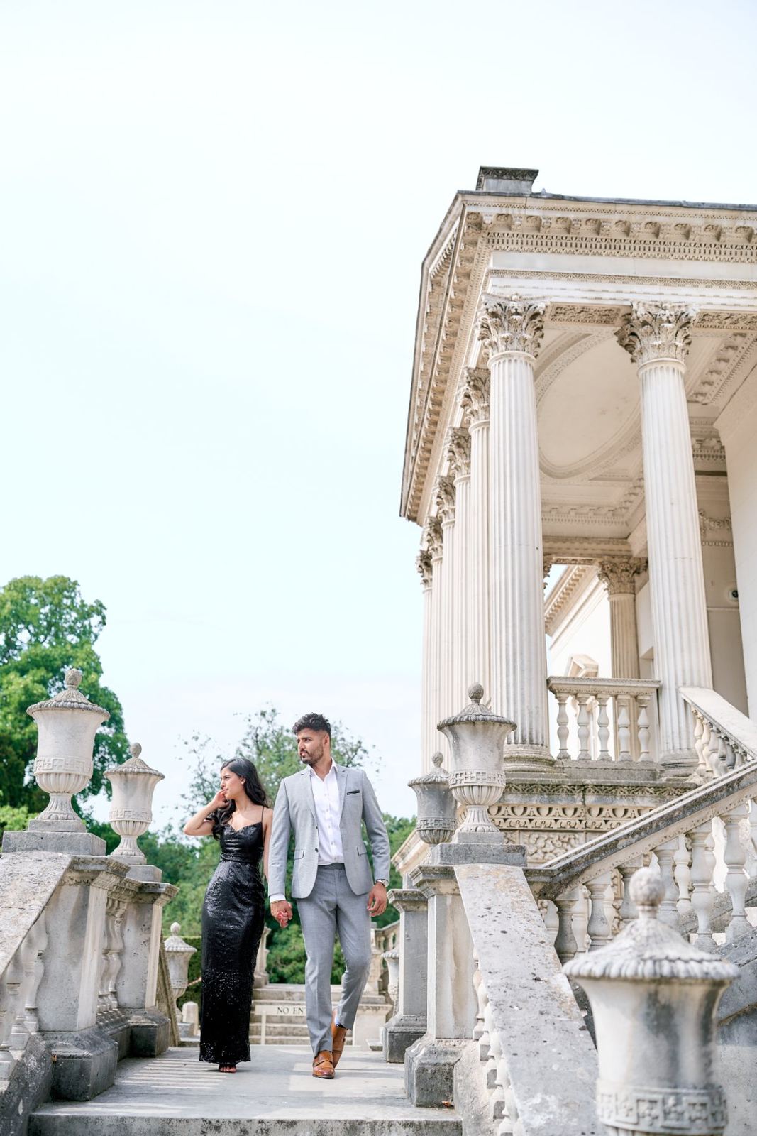 Karishma & Asheesh pre-wedding shoot at Chiswick House — pre-wedding photography by Heston Photo