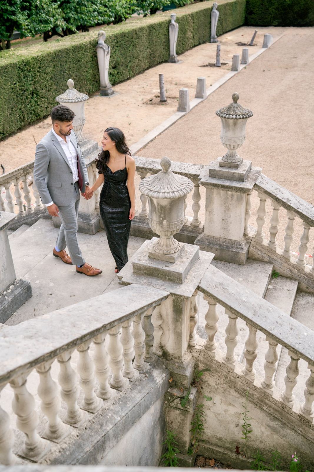 Karishma & Asheesh pre-wedding shoot at Chiswick House — pre-wedding photography by Heston Photo