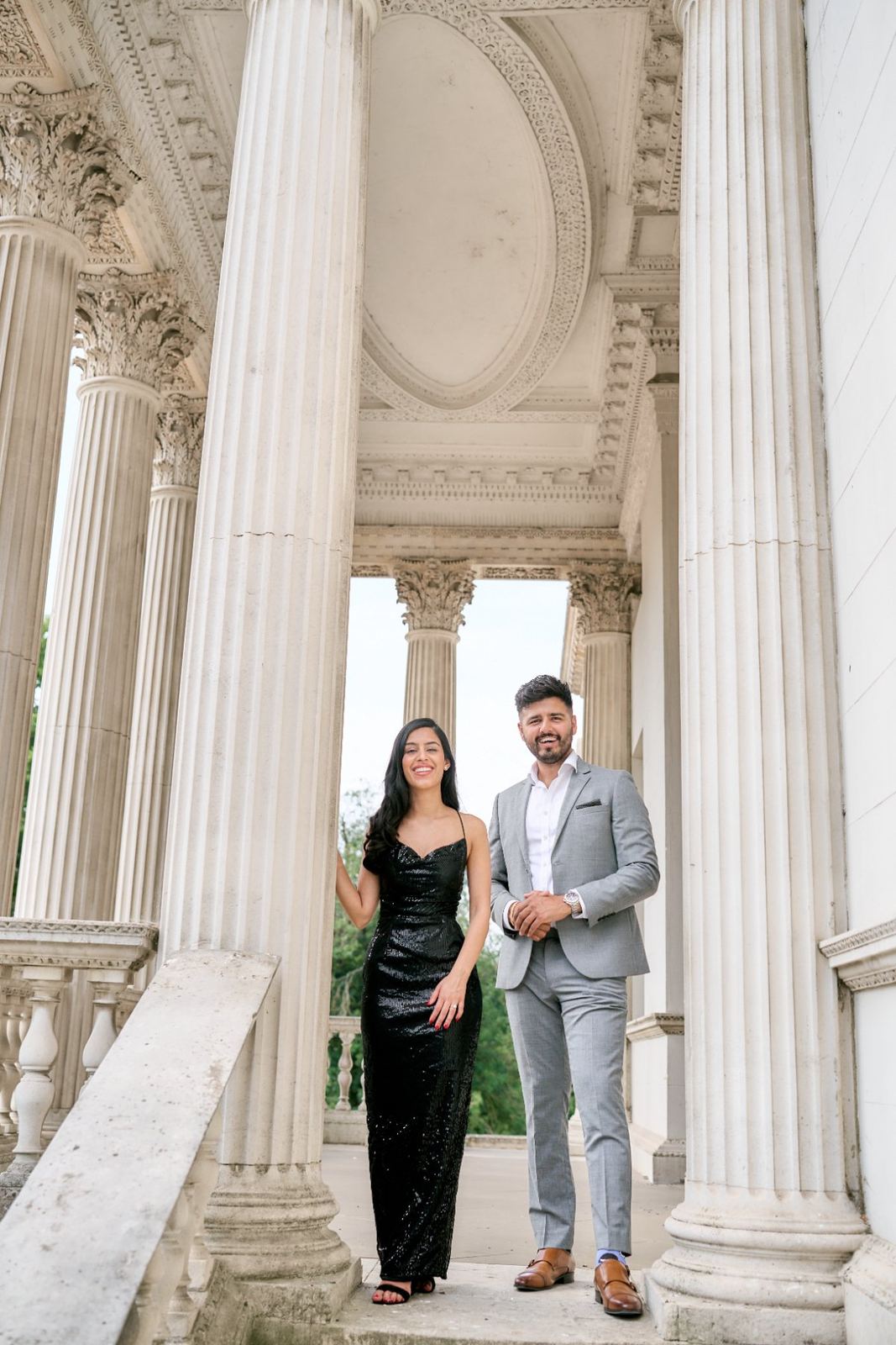 Karishma & Asheesh pre-wedding shoot at Chiswick House — pre-wedding photography by Heston Photo