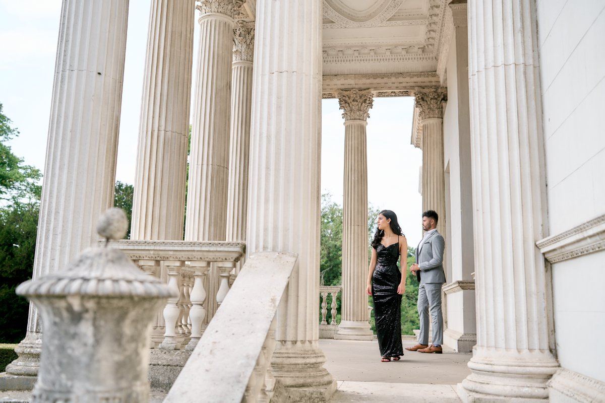 Karishma & Asheesh pre-wedding shoot at Chiswick House — pre-wedding photography by Heston Photo