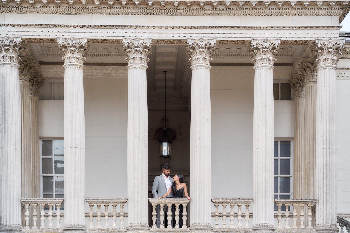 Karishma & Asheesh pre-wedding shoot at Chiswick House — pre-wedding photography by Heston Photo