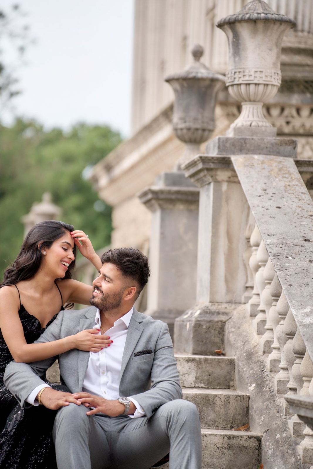 Karishma & Asheesh pre-wedding shoot at Chiswick House — pre-wedding photography by Heston Photo