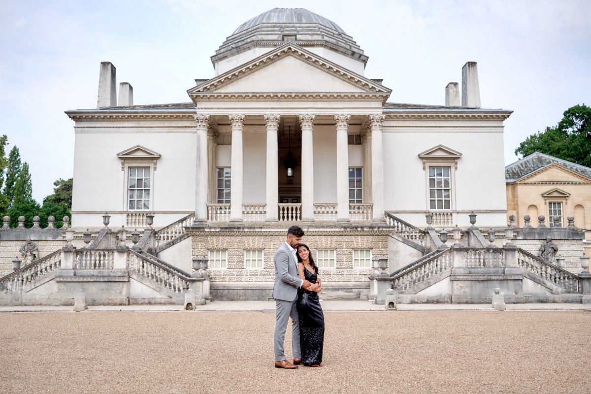 Karishma & Asheesh pre-wedding shoot at Chiswick House — pre-wedding photography by Heston Photo
