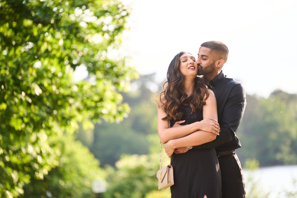 Sarina & Amardeep pre-wedding shoot at Virginia Waters — pre-wedding photography by Heston Photo