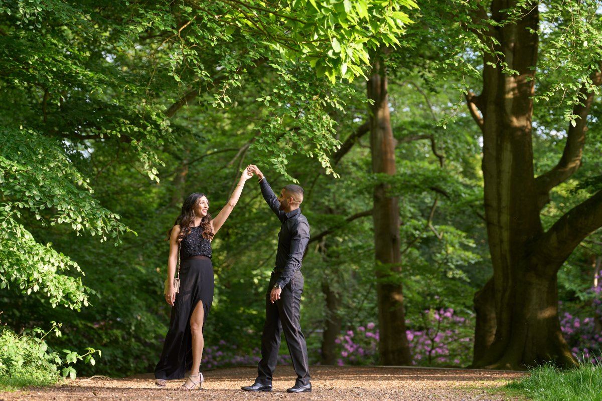 Sarina & Amardeep pre-wedding shoot at Virginia Waters — pre-wedding photography by Heston Photo