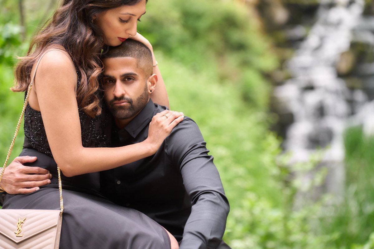 Sarina & Amardeep pre-wedding shoot at Virginia Waters — pre-wedding photography by Heston Photo