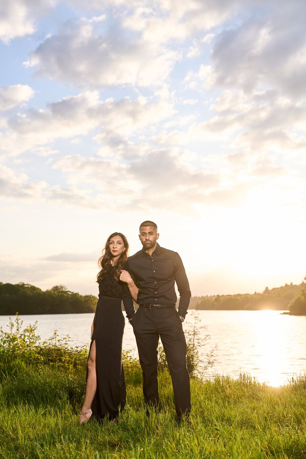 Sarina & Amardeep pre-wedding shoot at Virginia Waters — pre-wedding photography by Heston Photo
