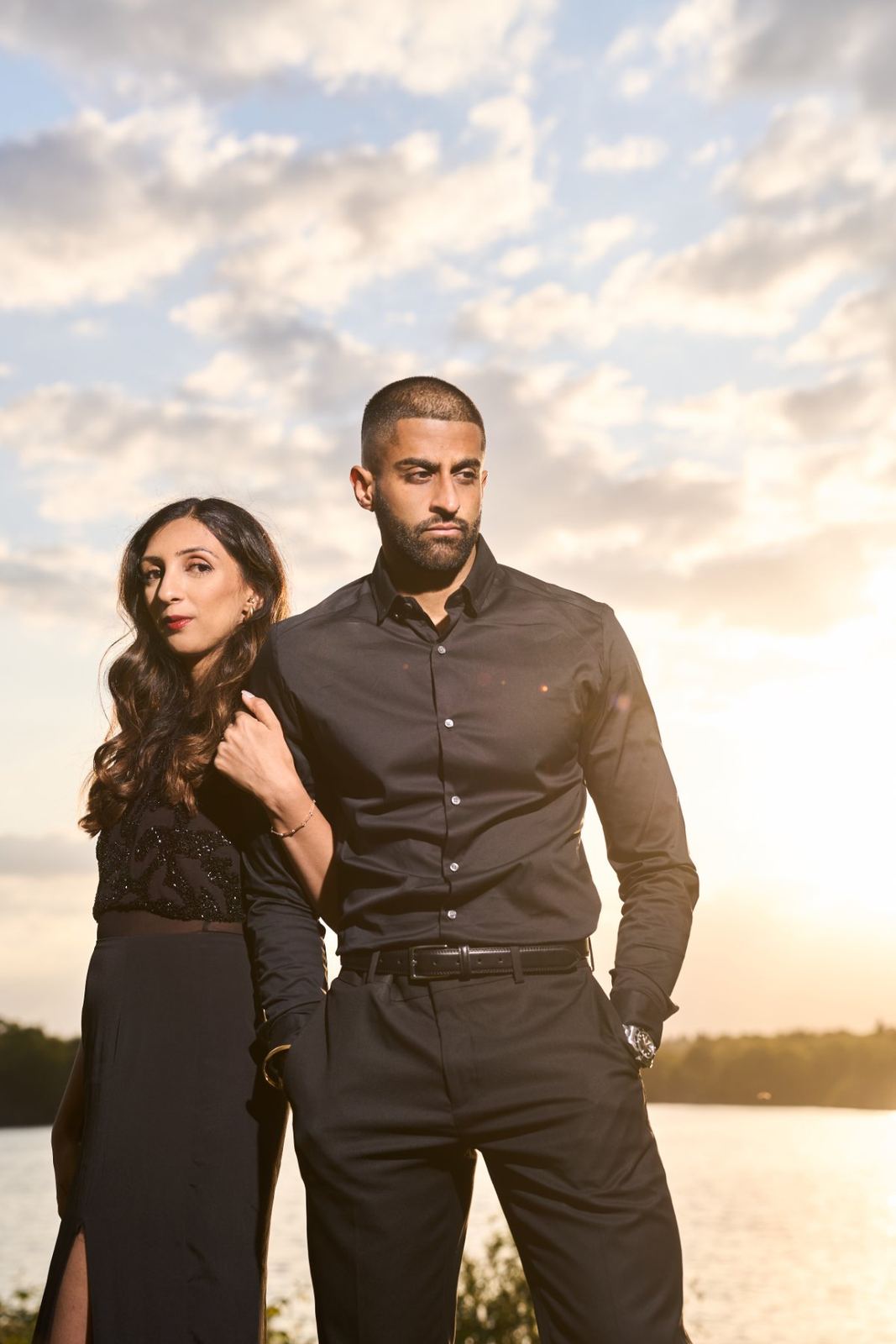 Sarina & Amardeep pre-wedding shoot at Virginia Waters — pre-wedding photography by Heston Photo