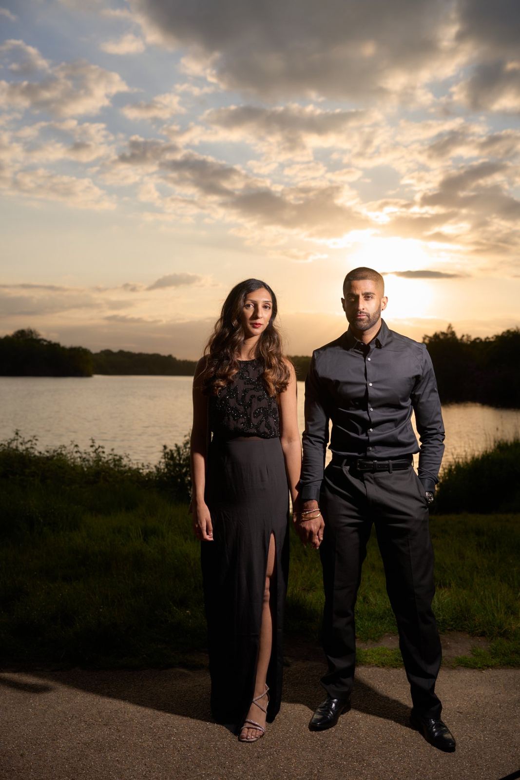 Sarina & Amardeep pre-wedding shoot at Virginia Waters — pre-wedding photography by Heston Photo