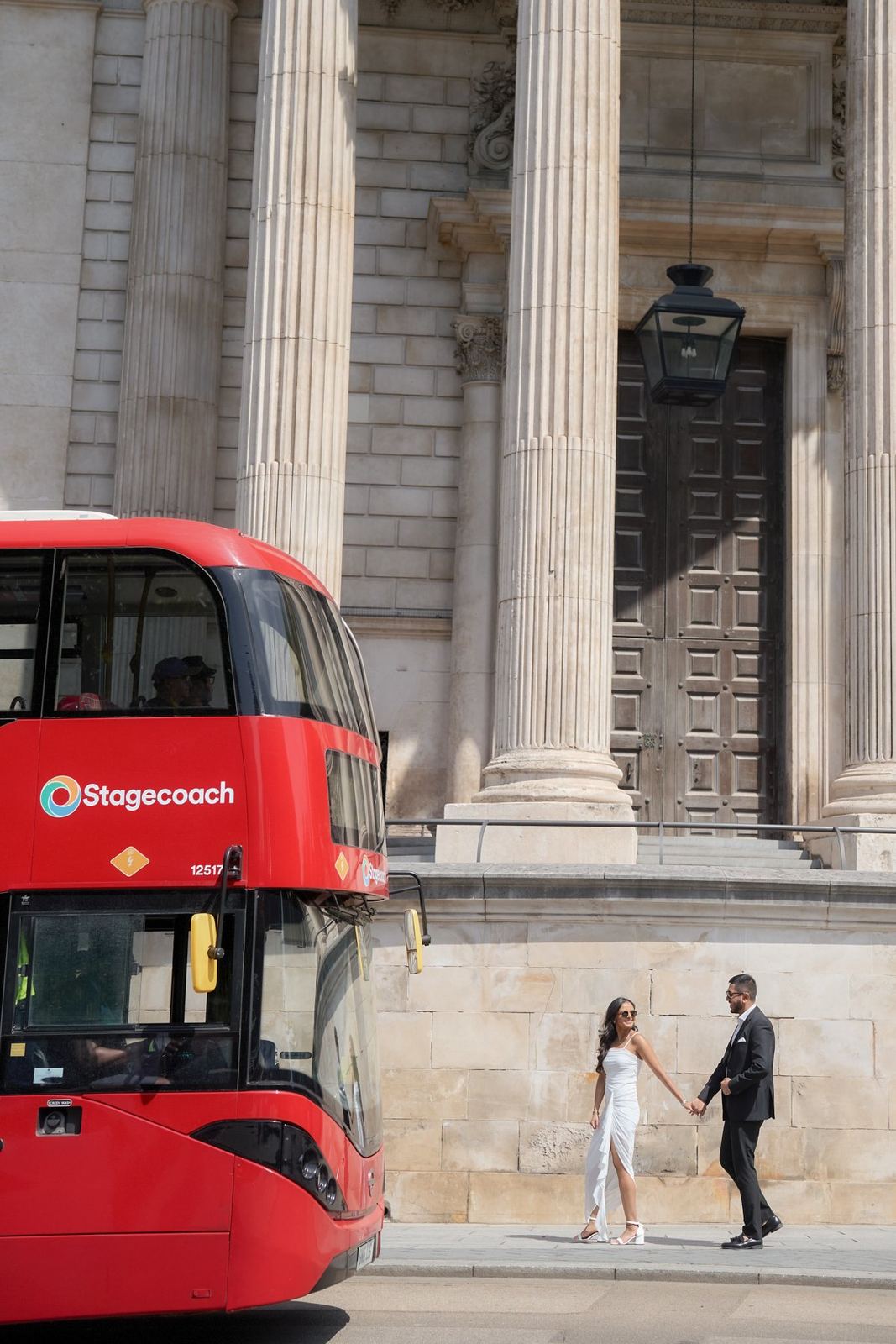 Valisha & Priyesh pre-wedding shoot at St Paul's Cathedral — pre-wedding photography by Heston Photo