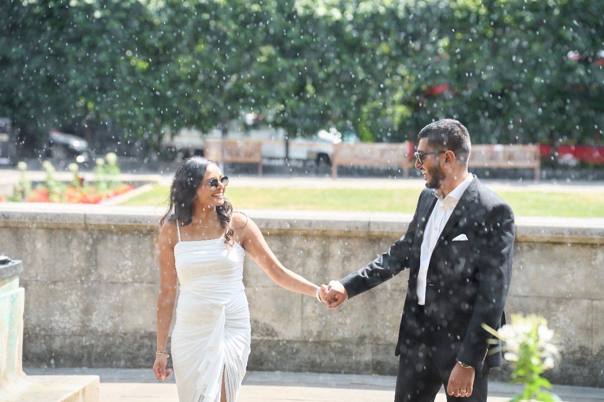 Valisha & Priyesh pre-wedding shoot at St Paul's Cathedral — pre-wedding photography by Heston Photo