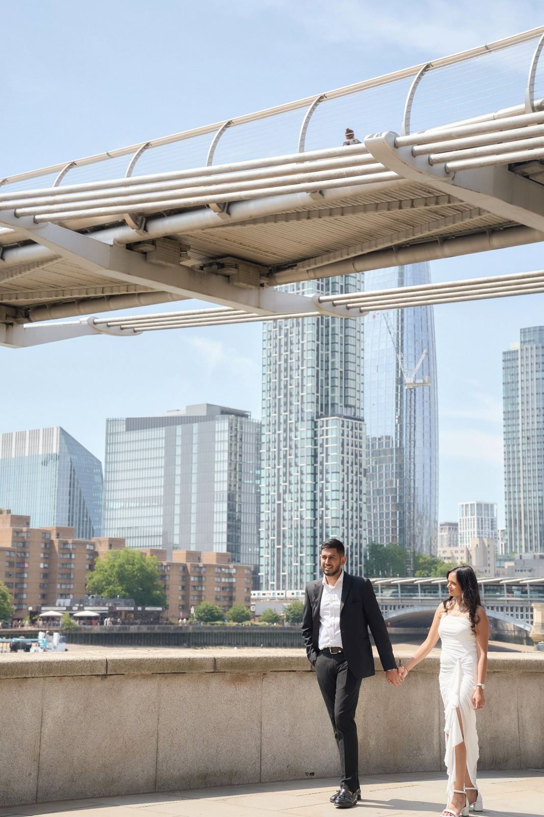 Valisha & Priyesh pre-wedding shoot at St Paul's Cathedral — pre-wedding photography by Heston Photo