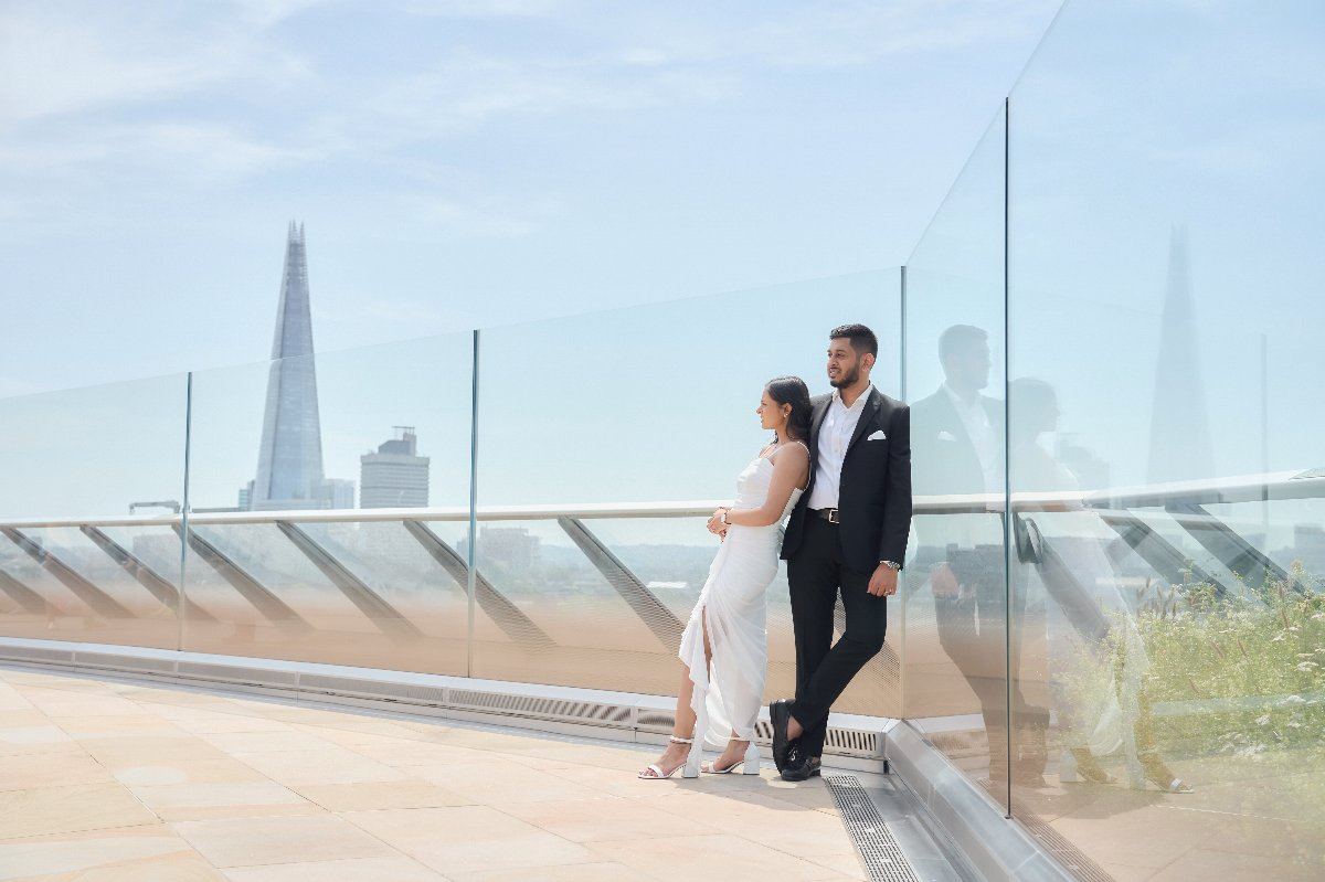 Valisha & Priyesh pre-wedding shoot at St Paul's Cathedral — pre-wedding photography by Heston Photo