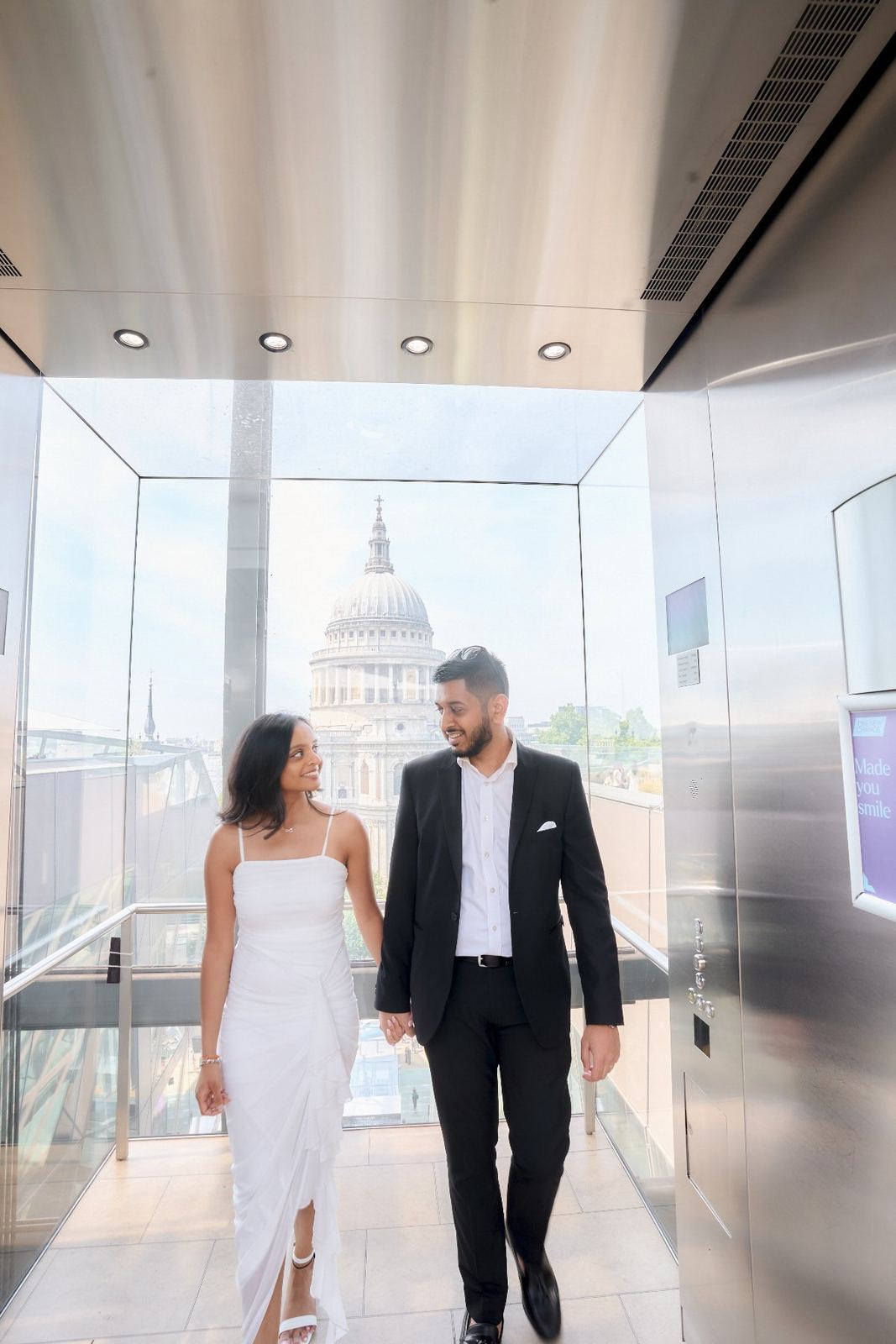 Valisha & Priyesh pre-wedding shoot at St Paul's Cathedral — pre-wedding photography by Heston Photo