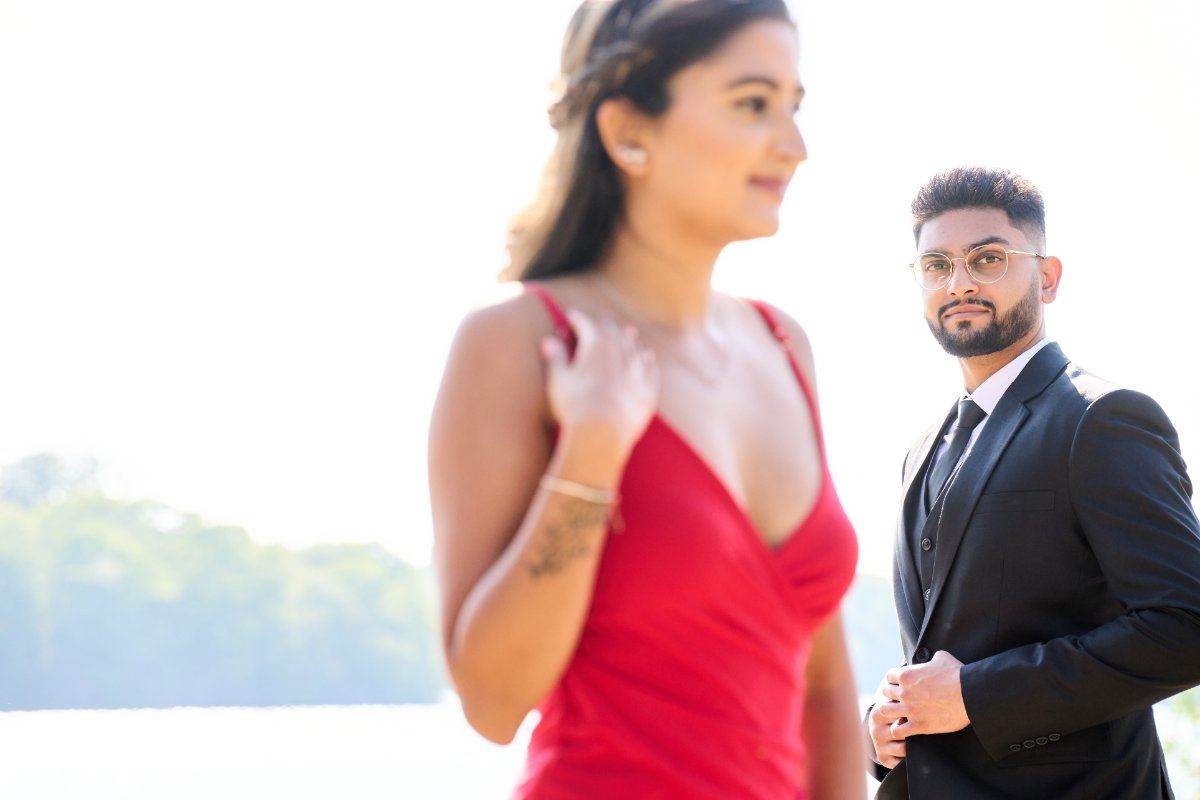 Vijay & Umisha pre-wedding shoot at Virginia Waters — pre-wedding photography by Heston Photo