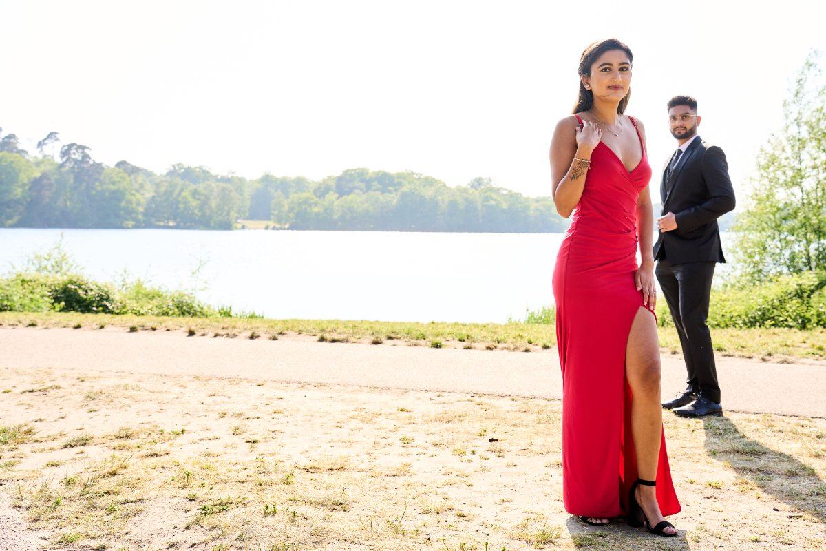 Vijay & Umisha pre-wedding shoot at Virginia Waters — pre-wedding photography by Heston Photo