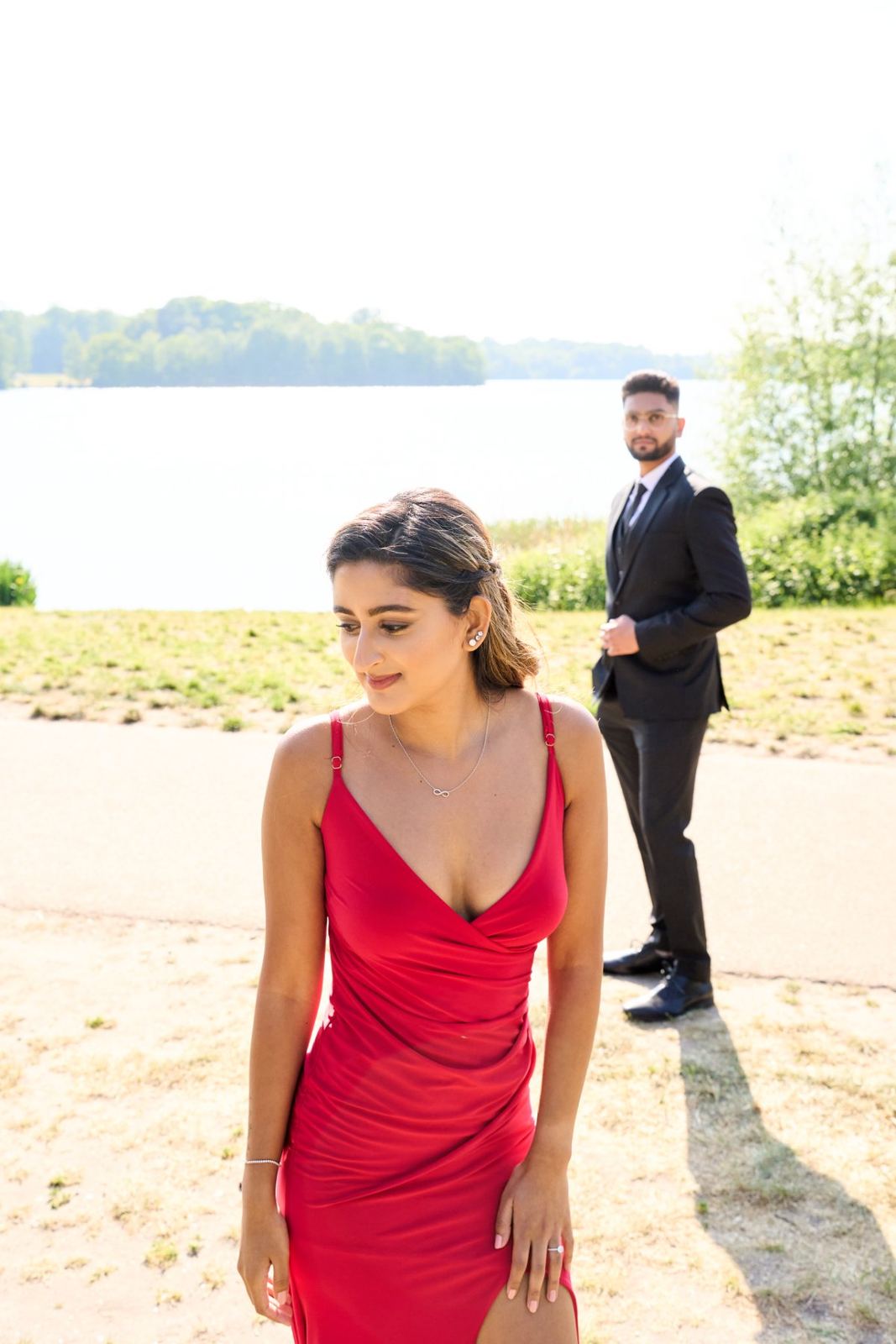 Vijay & Umisha pre-wedding shoot at Virginia Waters — pre-wedding photography by Heston Photo