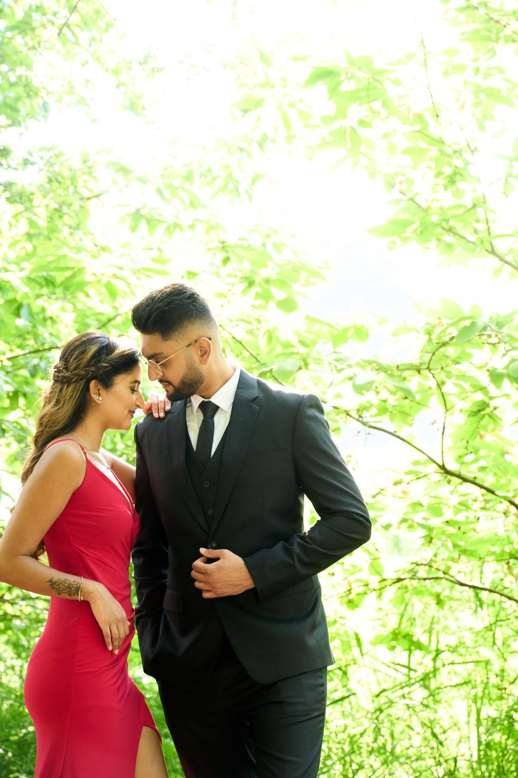 Vijay & Umisha pre-wedding shoot at Virginia Waters — pre-wedding photography by Heston Photo