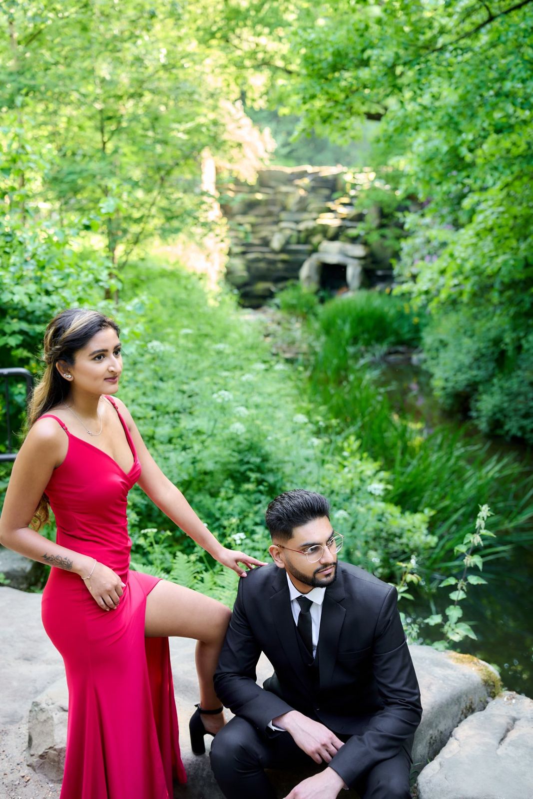 Vijay & Umisha pre-wedding shoot at Virginia Waters — pre-wedding photography by Heston Photo