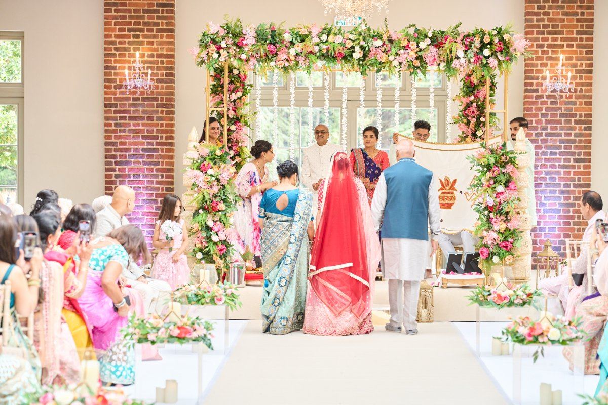 Gagan & Ashni wedding at Offley Place — Asian wedding photography by Heston Photo