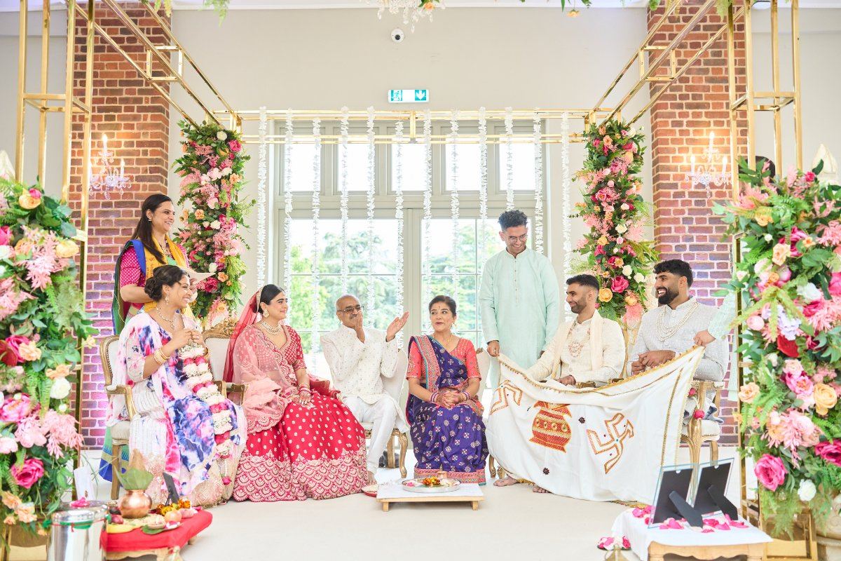 Gagan & Ashni wedding at Offley Place — Asian wedding photography by Heston Photo