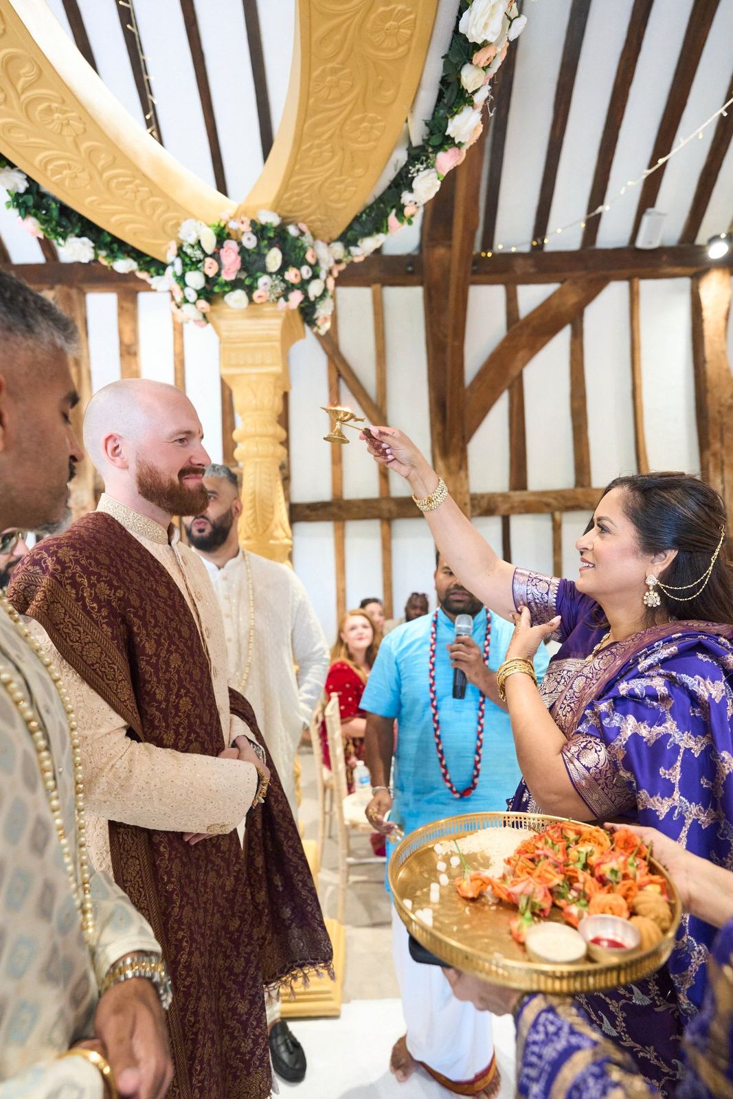 George & Sanjana wedding at The Great Barn — Asian wedding photography by Heston Photo