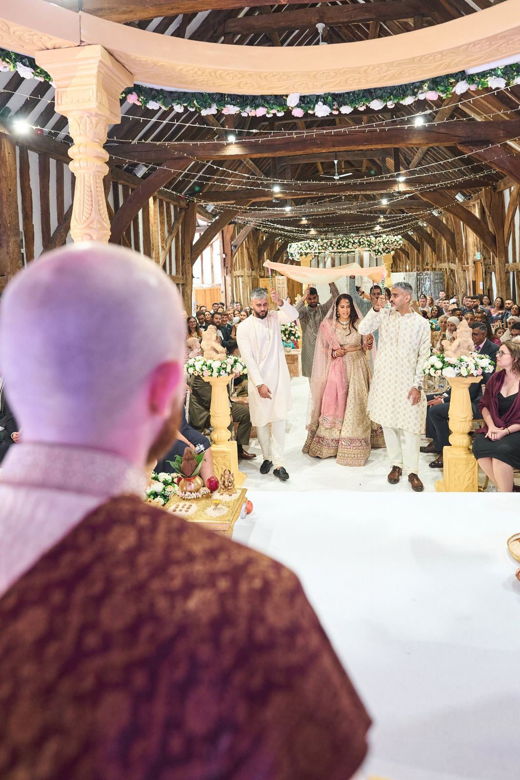 George & Sanjana wedding at The Great Barn — Asian wedding photography by Heston Photo