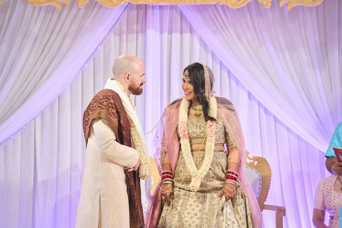 George & Sanjana wedding at The Great Barn — Asian wedding photography by Heston Photo