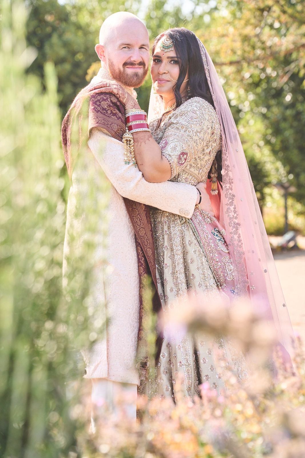 George & Sanjana wedding at The Great Barn — Asian wedding photography by Heston Photo