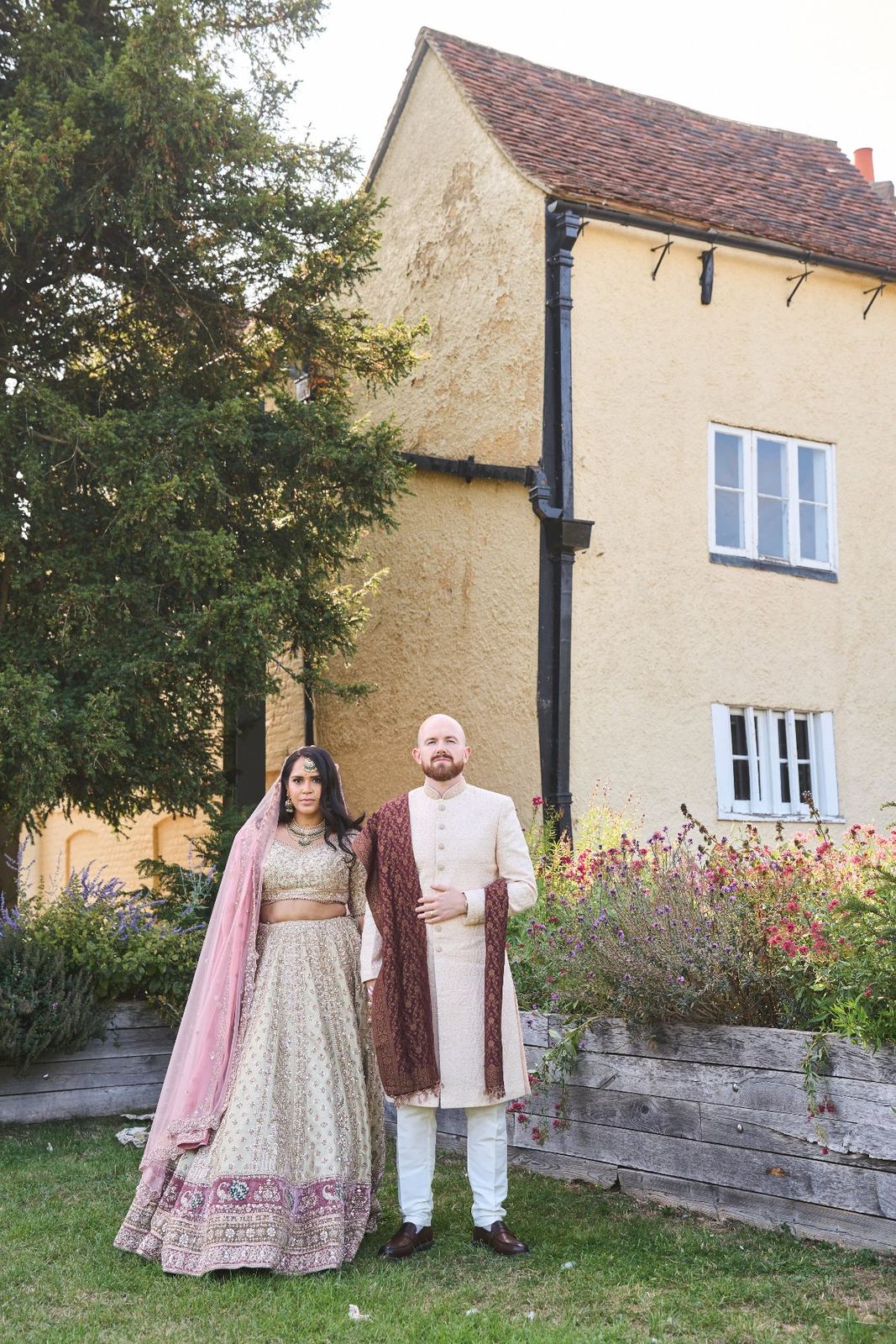 George & Sanjana wedding at The Great Barn — Asian wedding photography by Heston Photo