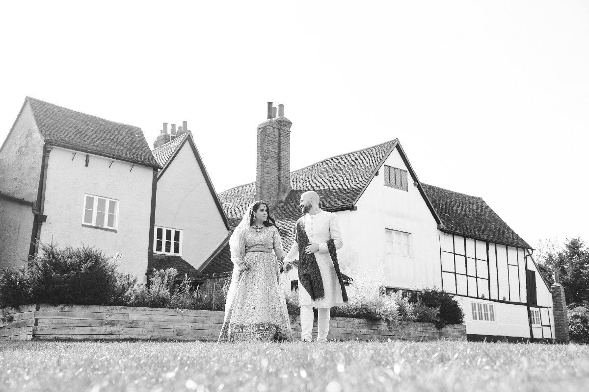 George & Sanjana wedding at The Great Barn — Asian wedding photography by Heston Photo