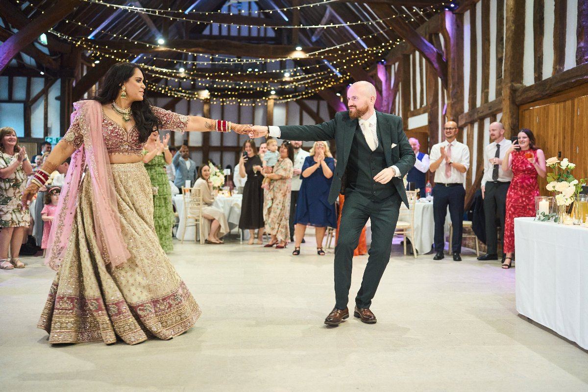 George & Sanjana wedding at The Great Barn — Asian wedding photography by Heston Photo