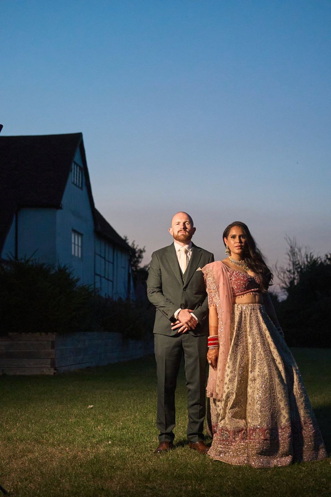 George & Sanjana wedding at The Great Barn — Asian wedding photography by Heston Photo