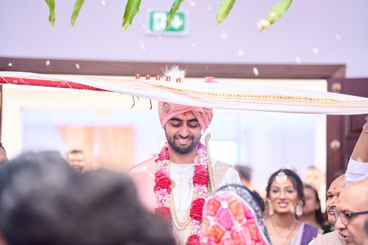 Harsh & Riana wedding at Willesden Temple — Asian wedding photography by Heston Photo