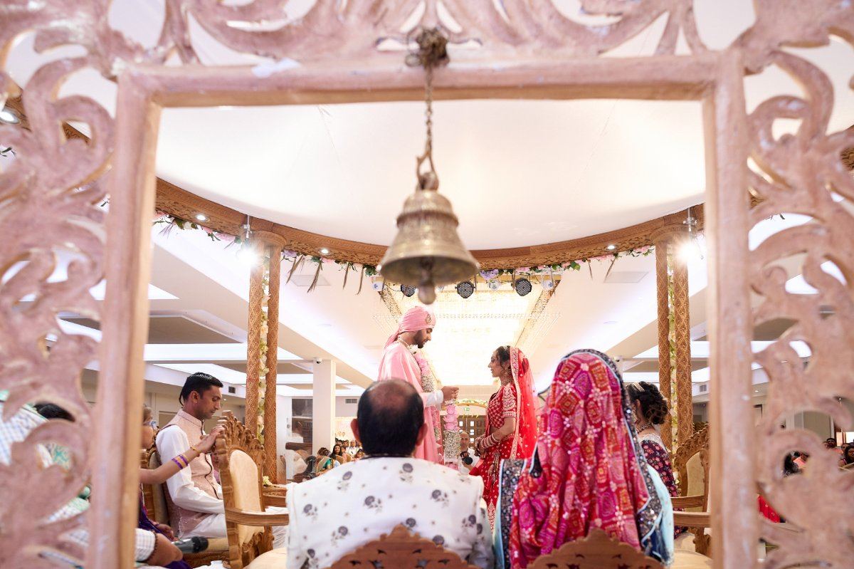 Harsh & Riana wedding at Willesden Temple — Asian wedding photography by Heston Photo