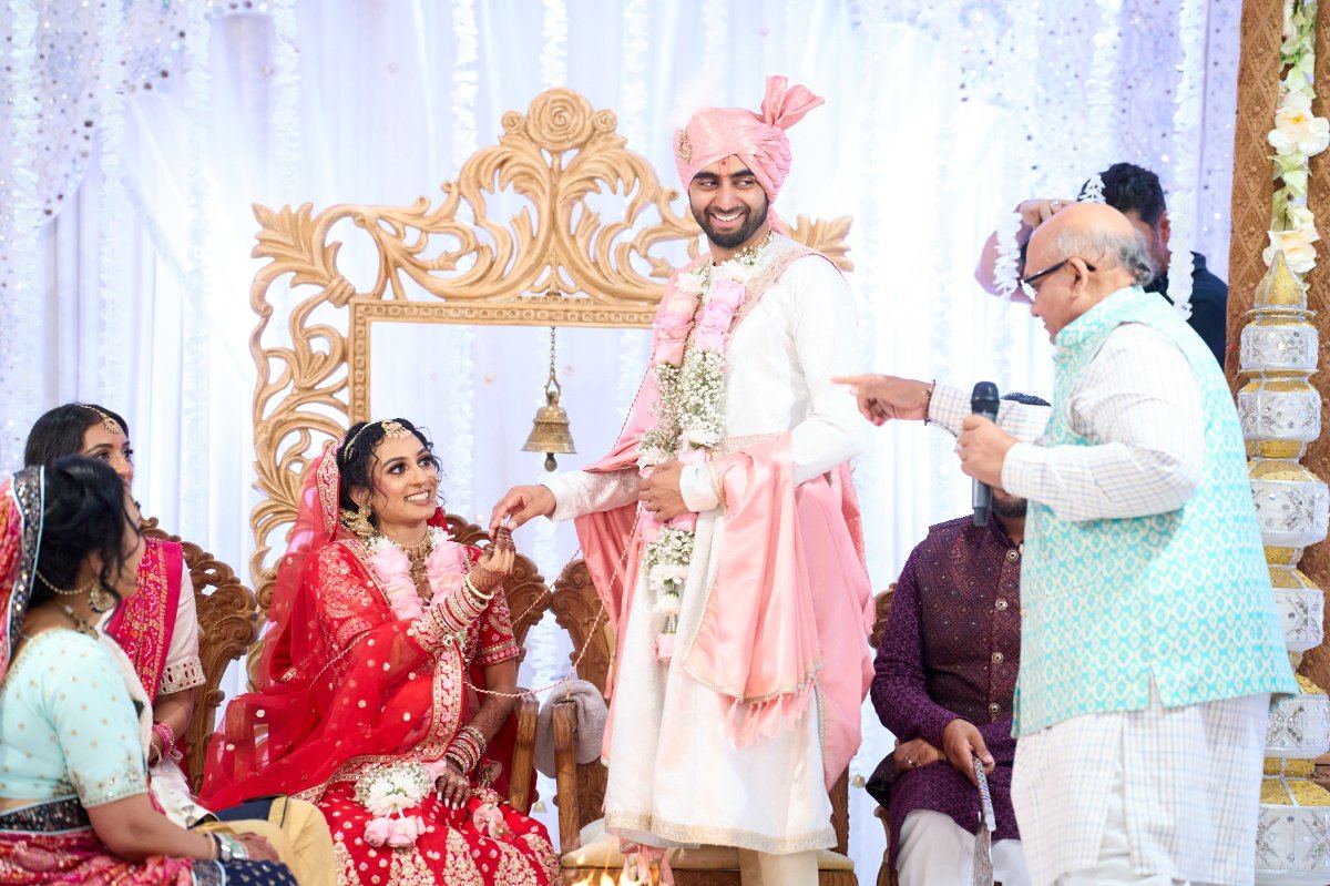 Harsh & Riana wedding at Willesden Temple — Asian wedding photography by Heston Photo