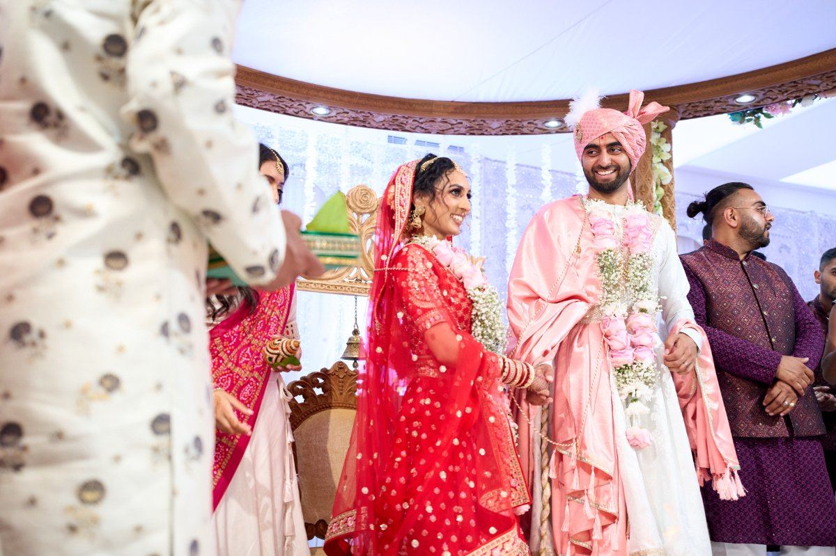 Harsh & Riana wedding at Willesden Temple — Asian wedding photography by Heston Photo