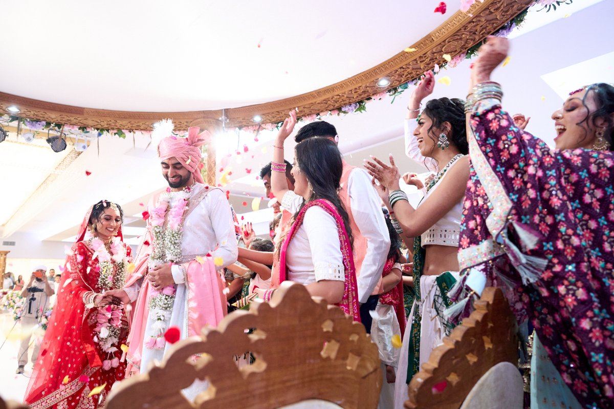 Harsh & Riana wedding at Willesden Temple — Asian wedding photography by Heston Photo