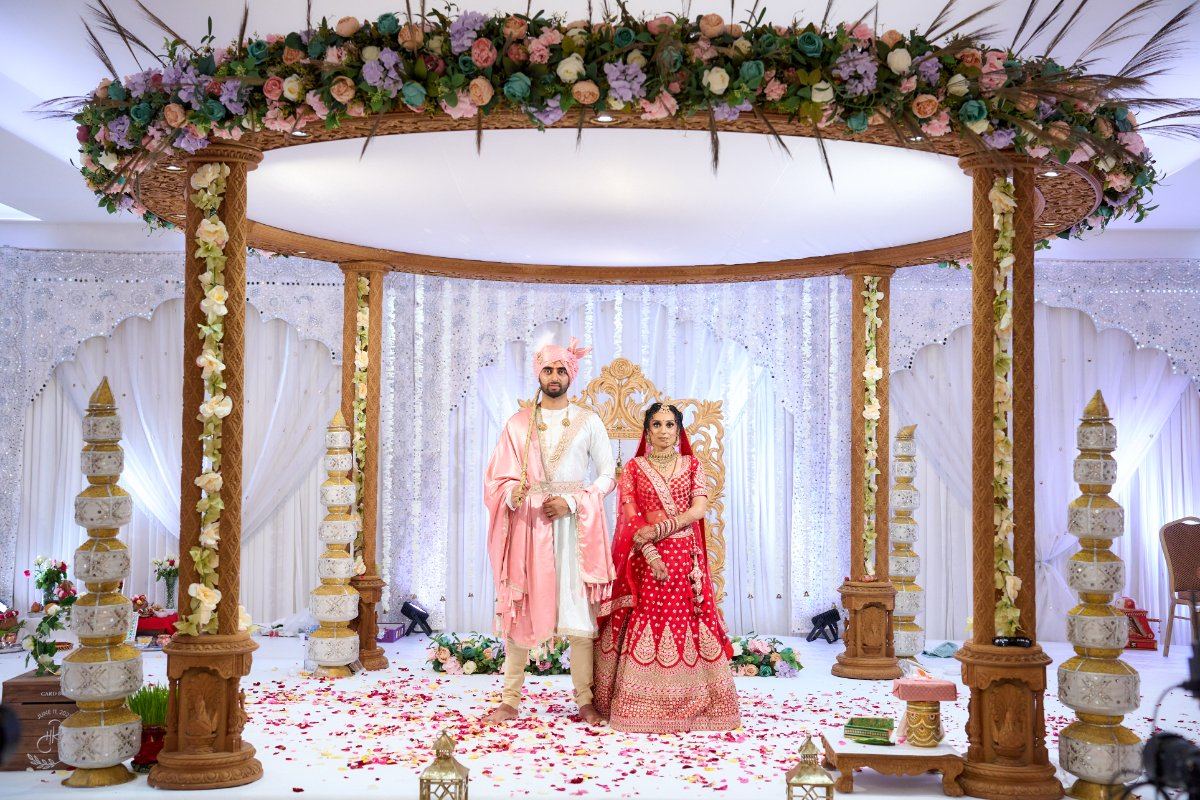 Harsh & Riana wedding at Willesden Temple — Asian wedding photography by Heston Photo